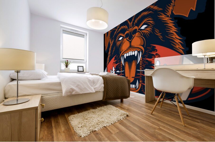 Chicago Bears 4 Mural print