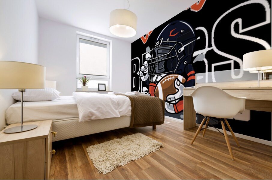 Chicago Bears 10 Mural print