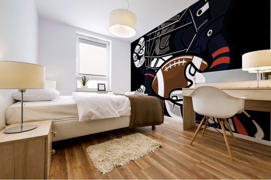 Chicago Bears 12 Mural print