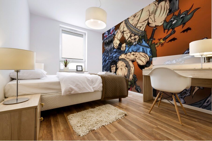 Contra 6 Mural print