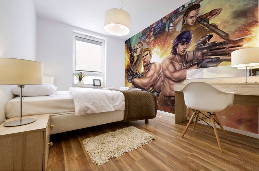 Contra 12 Mural print