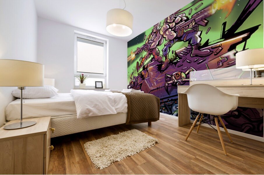 Contra 17 Mural print