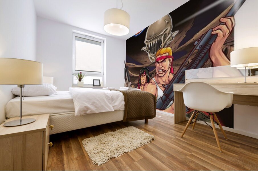 Contra 30 Mural print