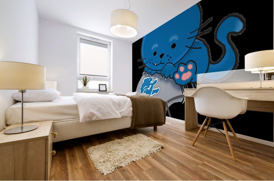 Detroit Lions 16 Mural print