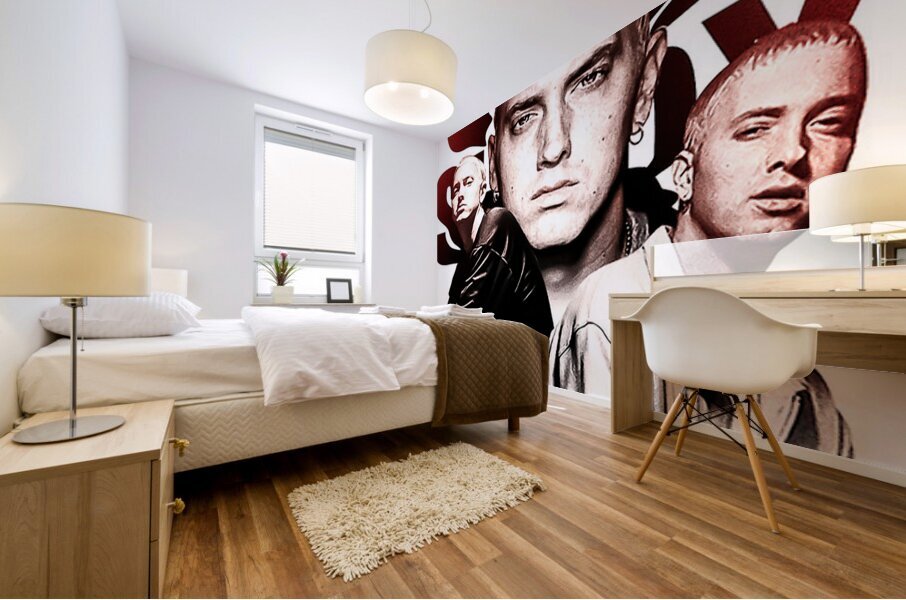 Eminem 33 Mural print