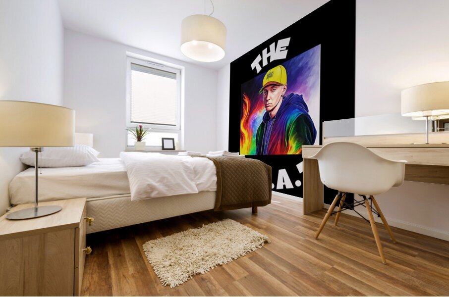 Eminem 56 Mural print