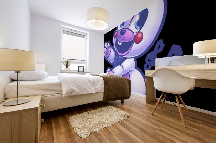 five nights at freddys 25 Mural print