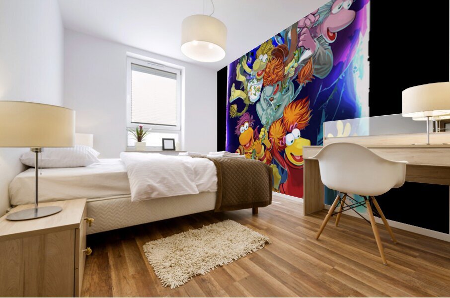 fraggle 5 Mural print