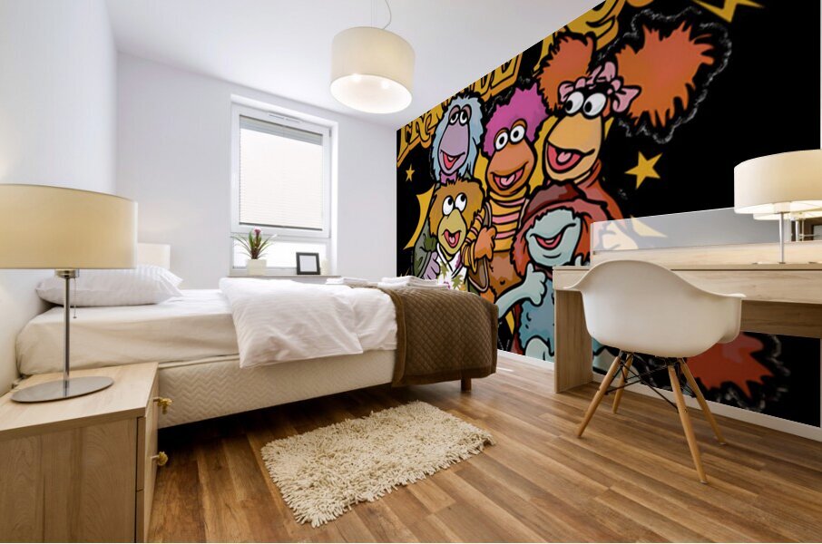 fraggle 8 Mural print