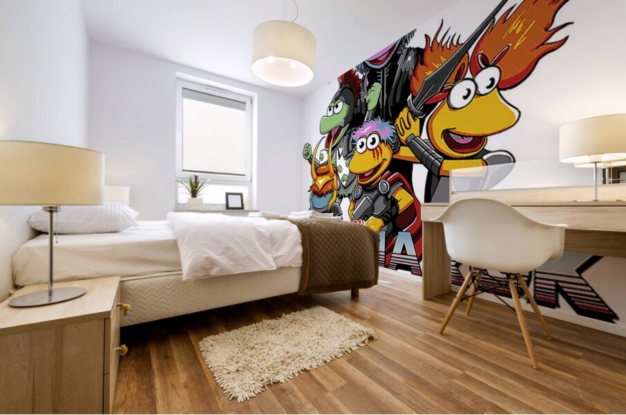 fraggle 17 Mural print