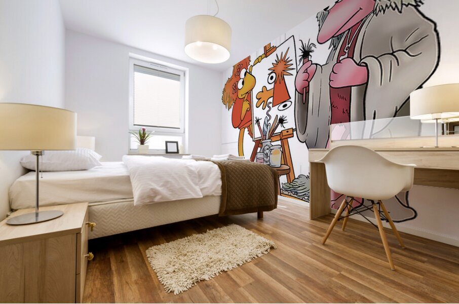 fraggle 22 Mural print