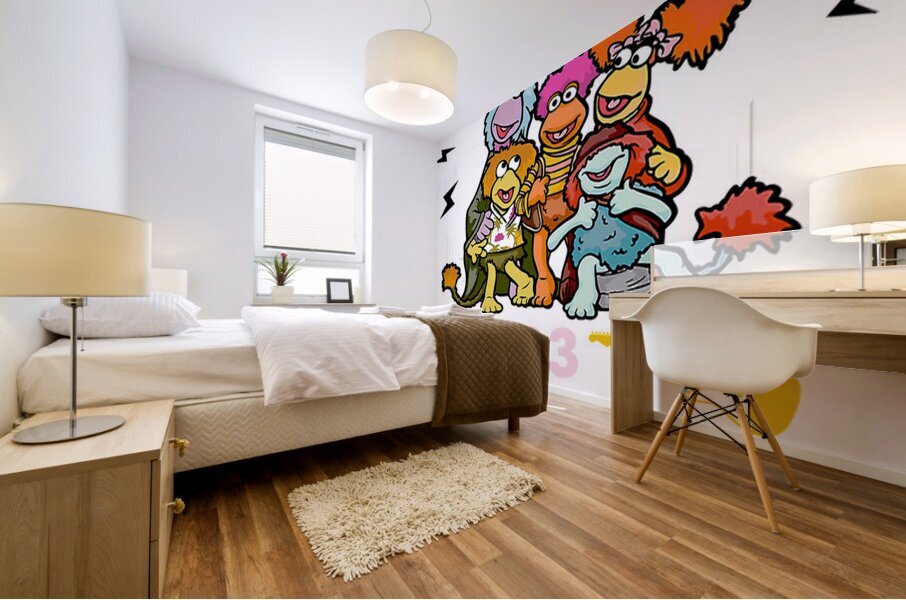 fraggle 24 Mural print