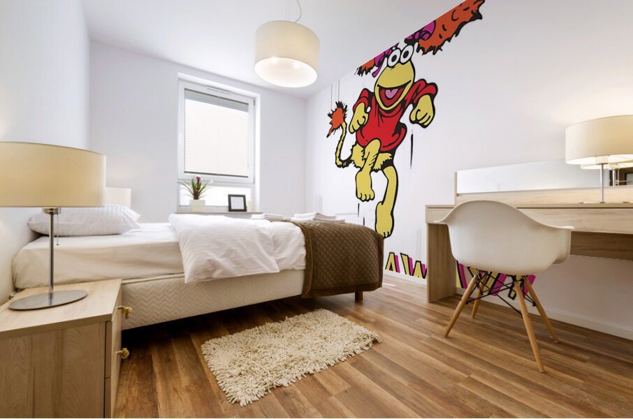 fraggle 32 Mural print