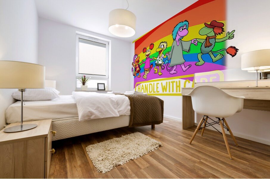 fraggle 40 Mural print