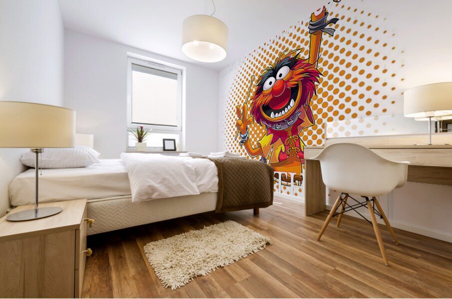 fraggle 45 Mural print