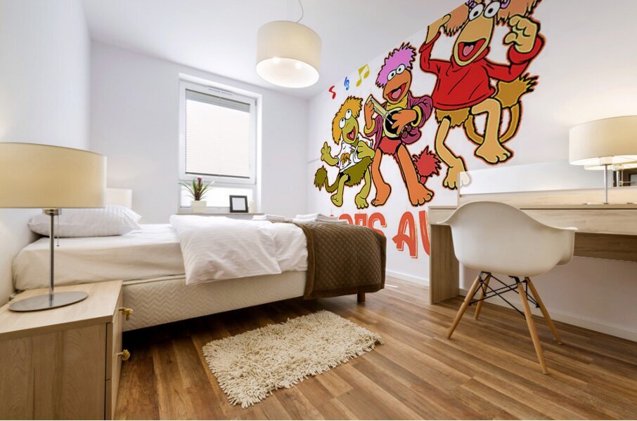 fraggle 46 Mural print
