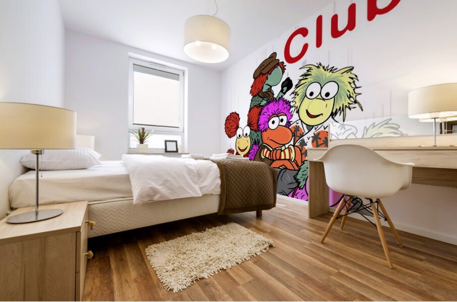 fraggle 48 Mural print