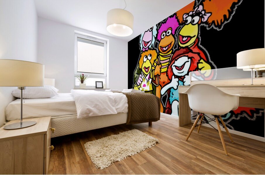 fraggle 49 Mural print