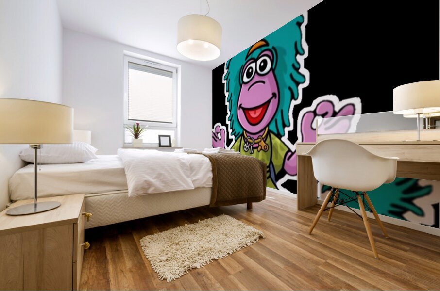 fraggle 54 Mural print
