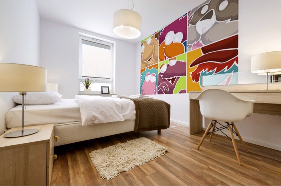 fraggle 56 Mural print