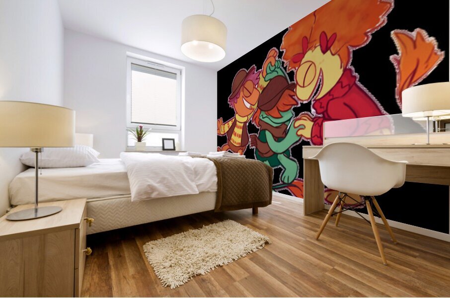 fraggle 59 Mural print