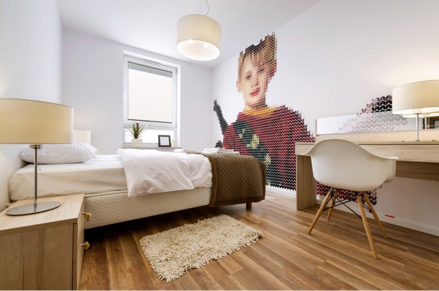 home alone 4 Mural print