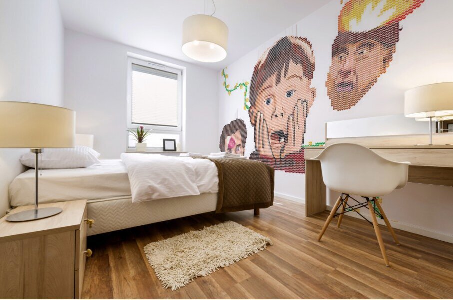 home alone 6 Mural print