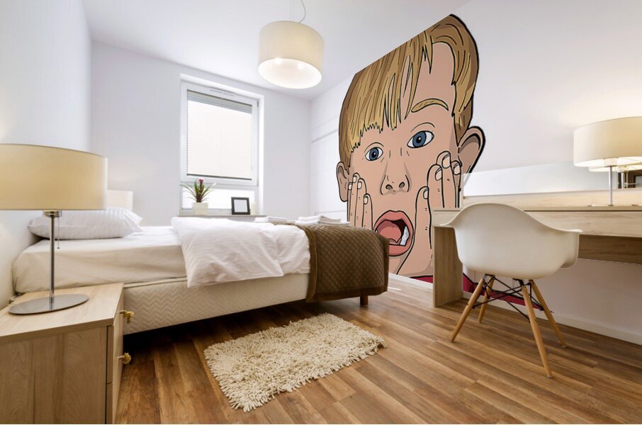 home alone 7 Mural print