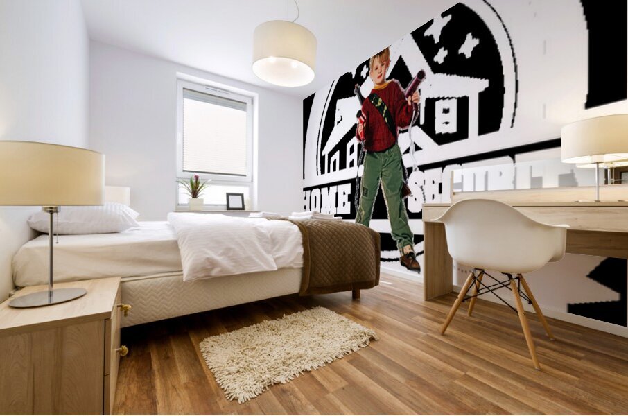 home alone 9 Mural print