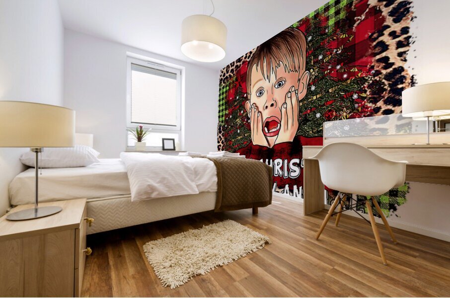 home alone 13 Mural print