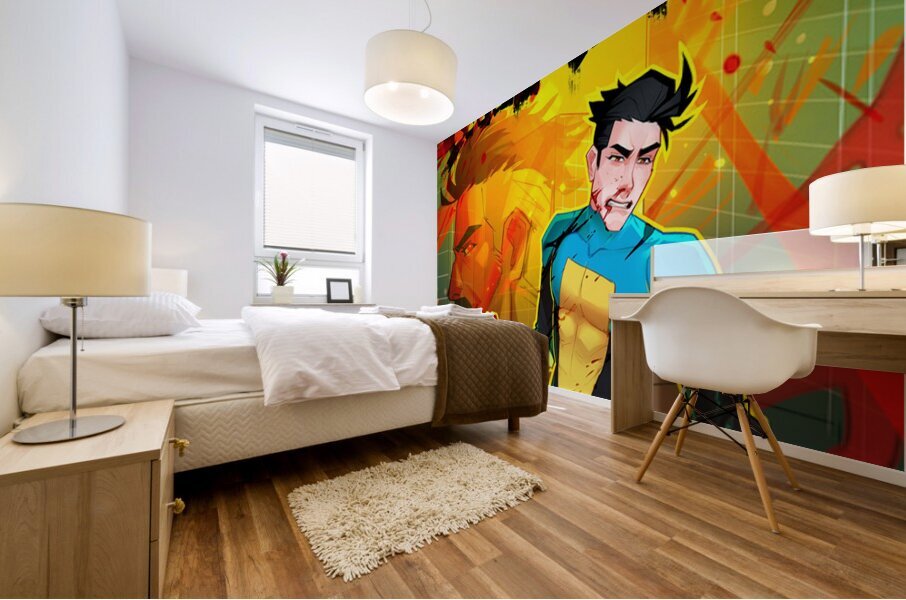 Invincible 22 Mural print