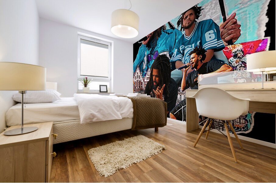 J. Cole 3 Mural print