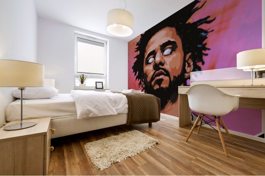 J. Cole 18 Mural print
