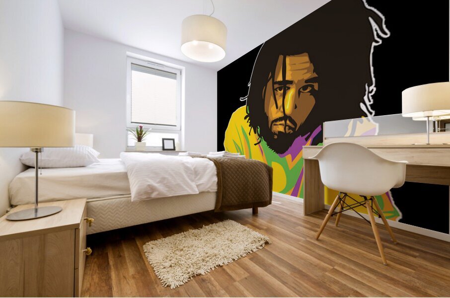 J. Cole 43 Mural print