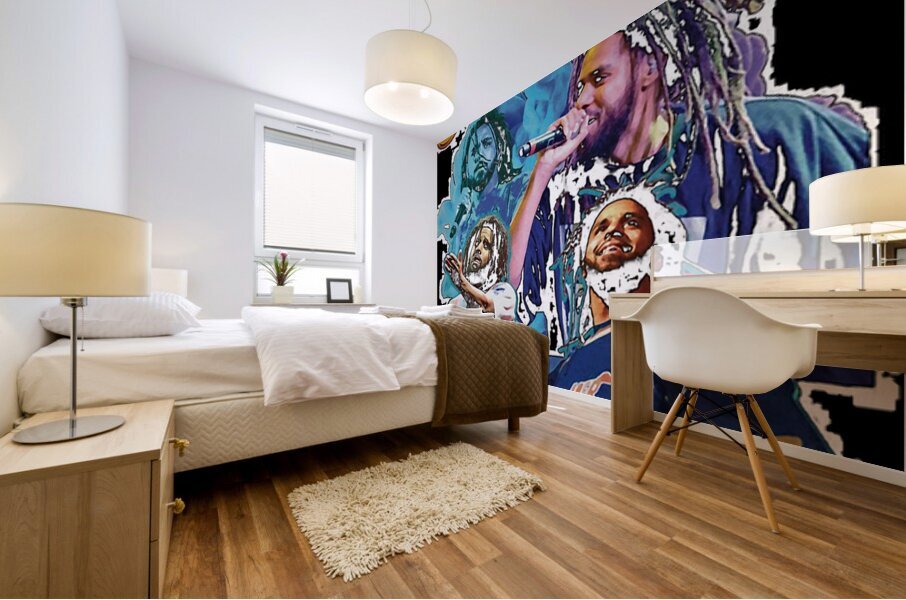 J. Cole 53 Mural print