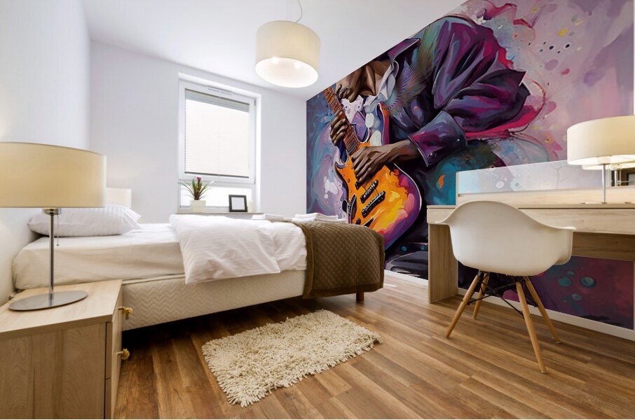 Jimi Hendrix 1 Mural print