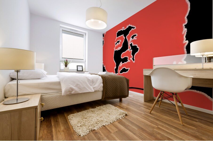 Jimi Hendrix 3 Mural print