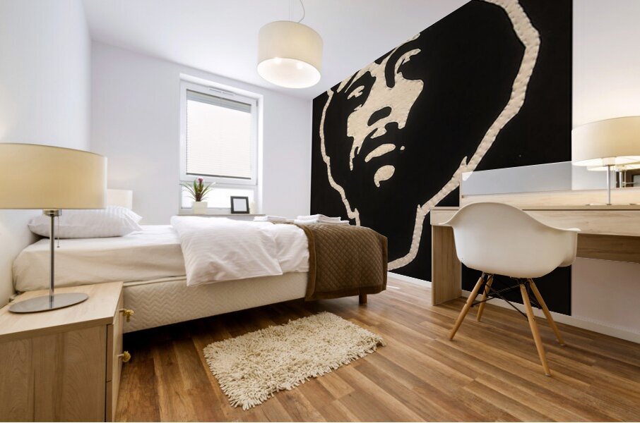 Jimi Hendrix 5 Mural print