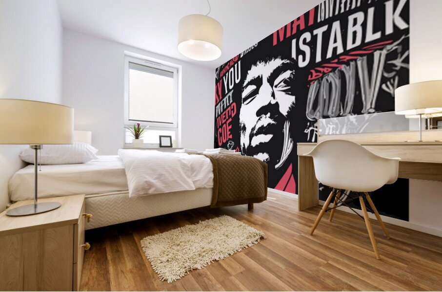 Jimi Hendrix 15 Mural print