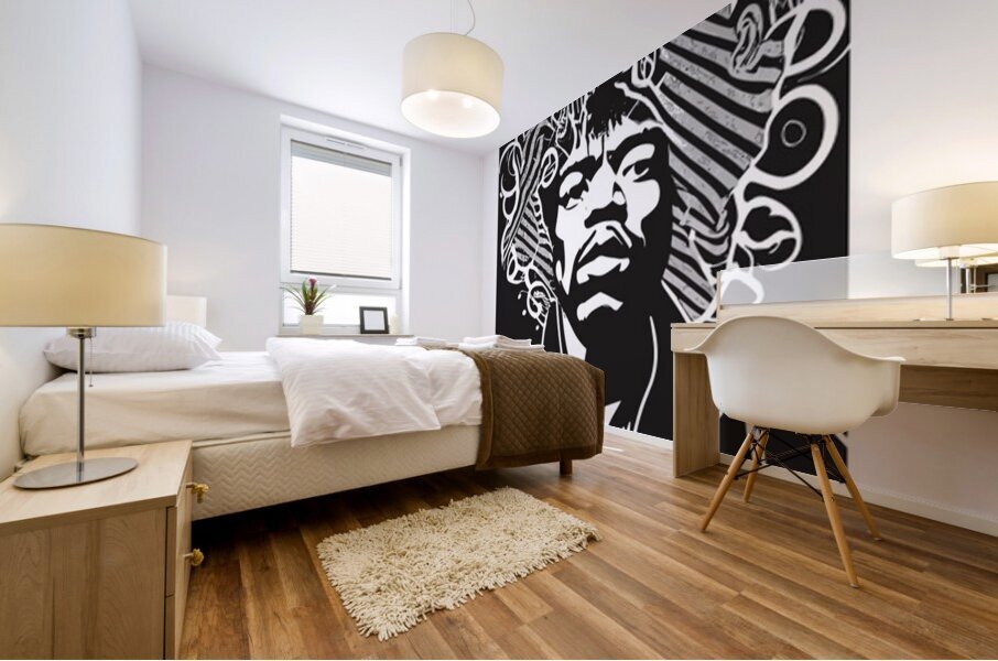 Jimi Hendrix 20 Mural print
