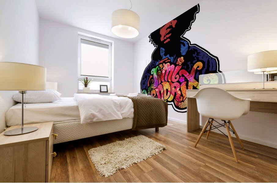 Jimi Hendrix 22 Mural print
