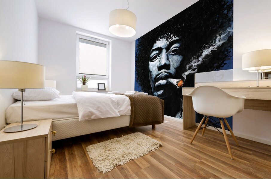 Jimi Hendrix 27 Mural print