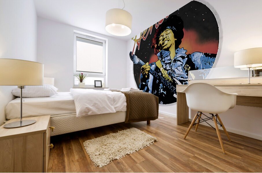 Jimi Hendrix 28 Mural print
