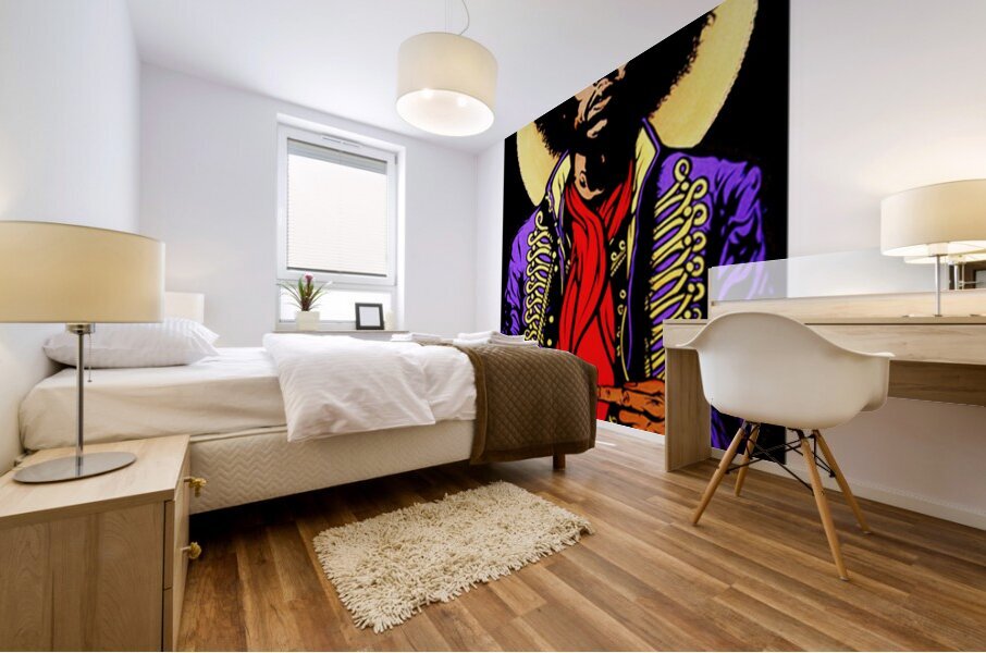 Jimi Hendrix 29 Mural print