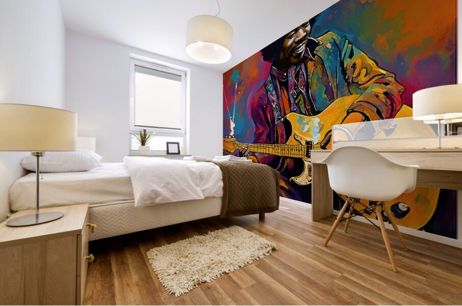 Jimi Hendrix 31 Mural print