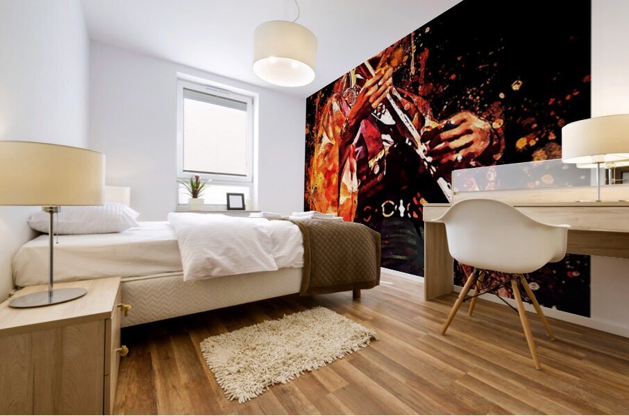 Jimi Hendrix 33 Mural print