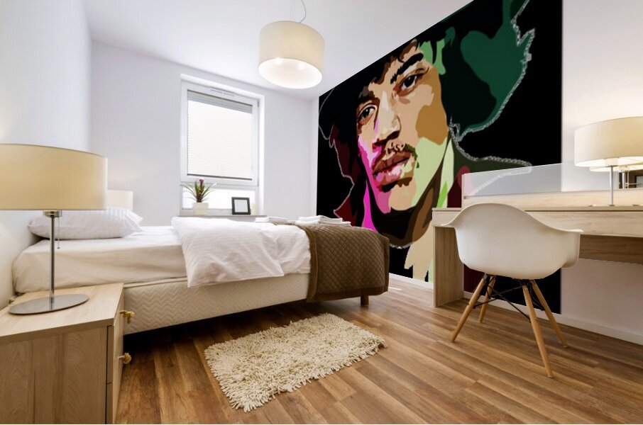 Jimi Hendrix 37 Mural print