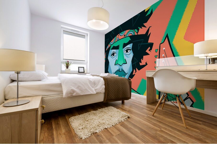 Jimi Hendrix 40 Mural print