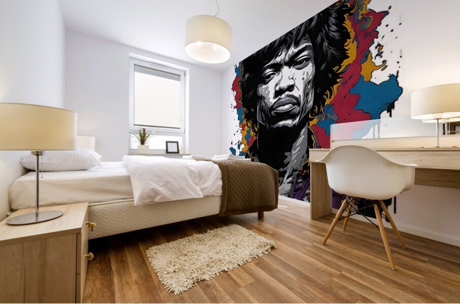 Jimi Hendrix 44 Mural print