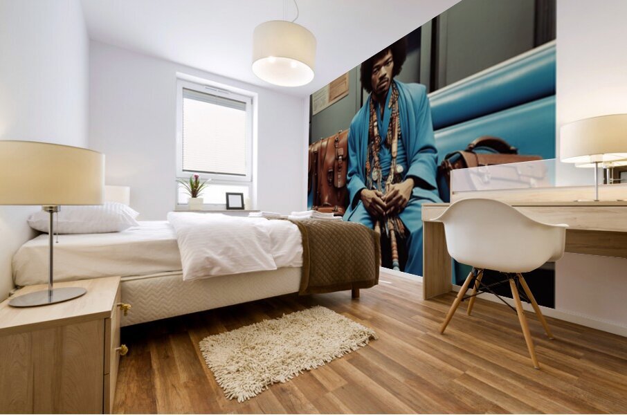 Jimi Hendrix 48 Mural print